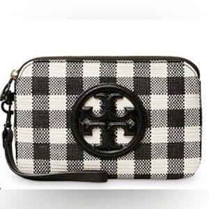 Tory Burch bombe wristlet Euc